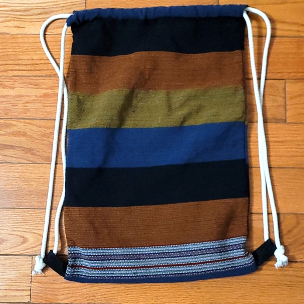 NWOT Hand made  textile backpack from Peru